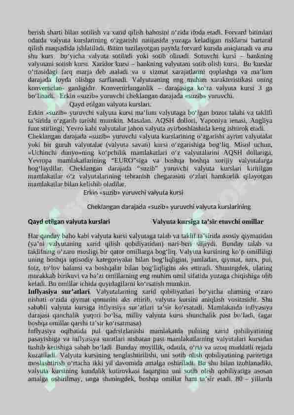 Tijorat banklarining valyuta operatsiyalari 3