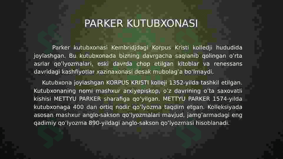 Uyg‘onish davrida Angliya kutubxonalari 3