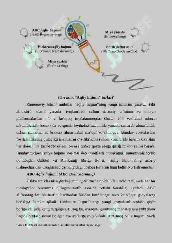 Fikrlarni yaratish: “Aqliy hujum” metodi 7