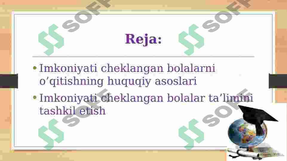 Inklyuziv ta’limning huquqiy-me’yoriy asoslari 2