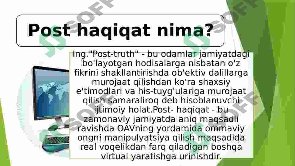 Post haqiqat nima? 2