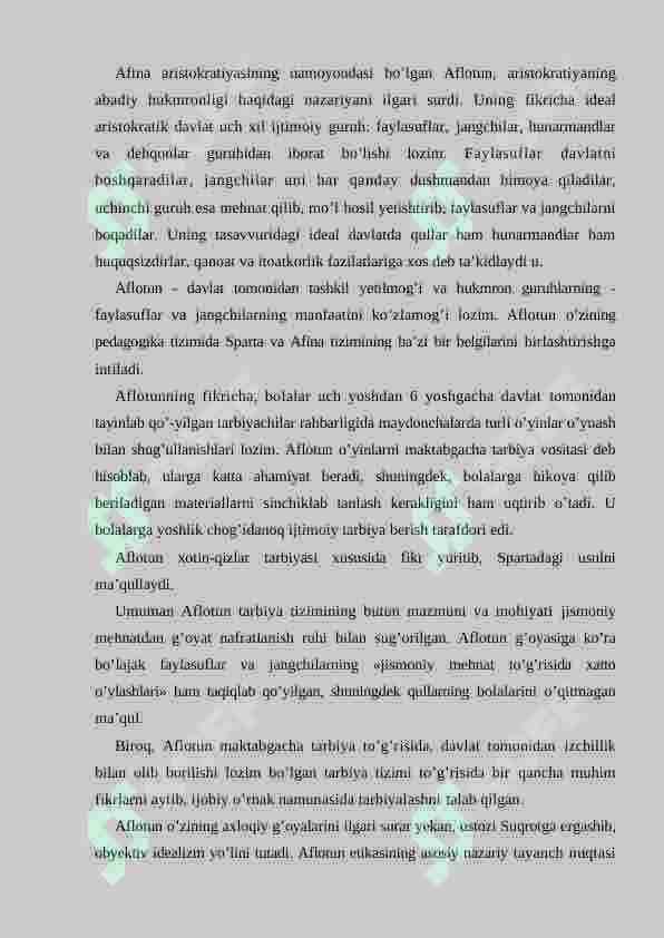 ANTIK DAVRLARDAN VII ASRGACHA TARBIYA VA PEDAGOGIK FIKRLAR. 6