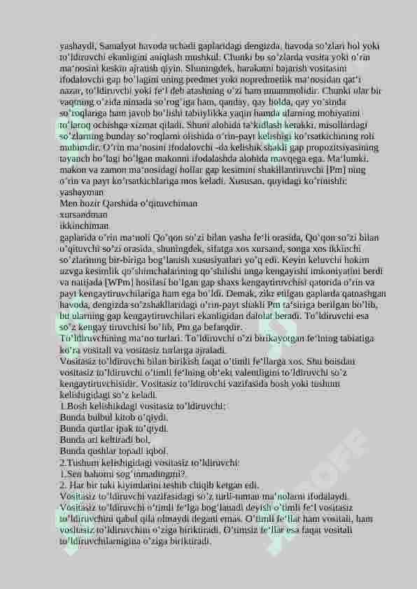 Aniqlovchi va uning turlari haqida ma’lumot 4