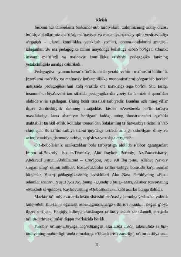 Maktabgacha ta’limga doir farmon, qaror va farmoishlarni sohaga keng tatbiq etish usullari 3