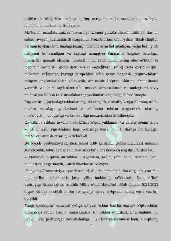 BOSHLANG‘ICH SINFLARDA GRAFIK OBYEKTLAR USTIDA ISHLASH METODIKASI (3-SINF MISOLIDA) 5