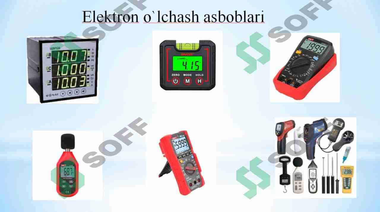 Elektron o`lchash asboblari 2