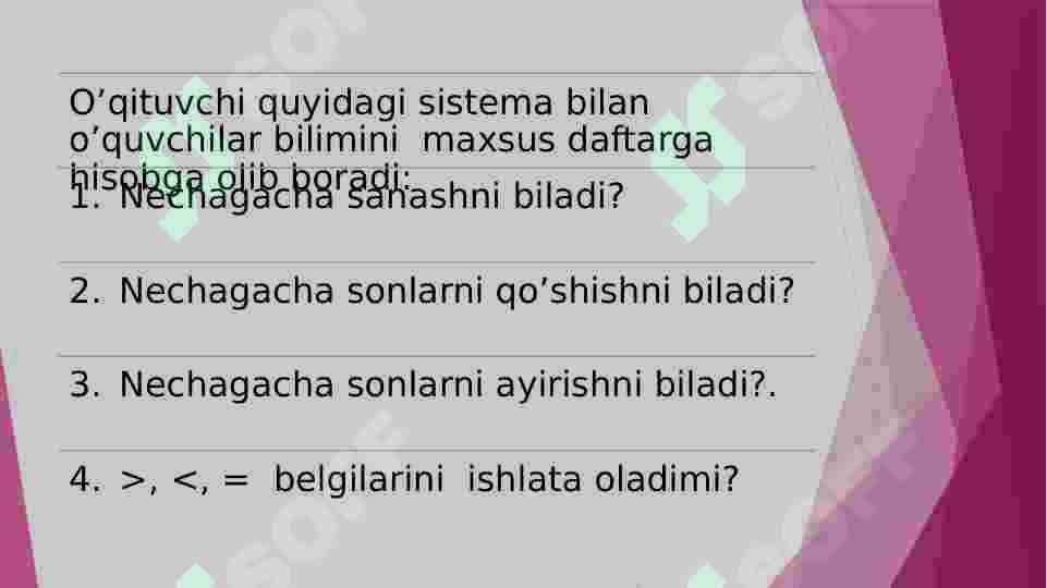 Boshlang‘ich sinf o‘quvchilarining matematika darslarida yosh xususiyatlariga mos tarixiy ma'lumotlarni o‘zlashtirishi mazmuni 3