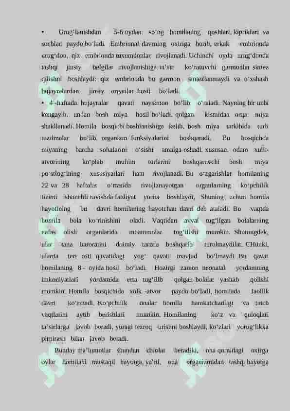 ONTOGENEZNING ILK BOSQICHLARIDA INSONNING PSIXIK RIVOJLANISHIGA  XOS XUSUSIYATLARI 4