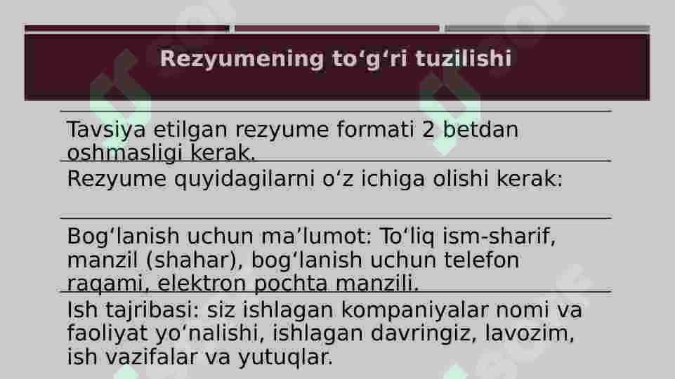 Ilmiy maqolaga rezume yozish 2