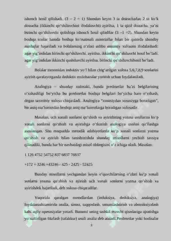 Induksiya, deduksiya va analogiya metodlari 2