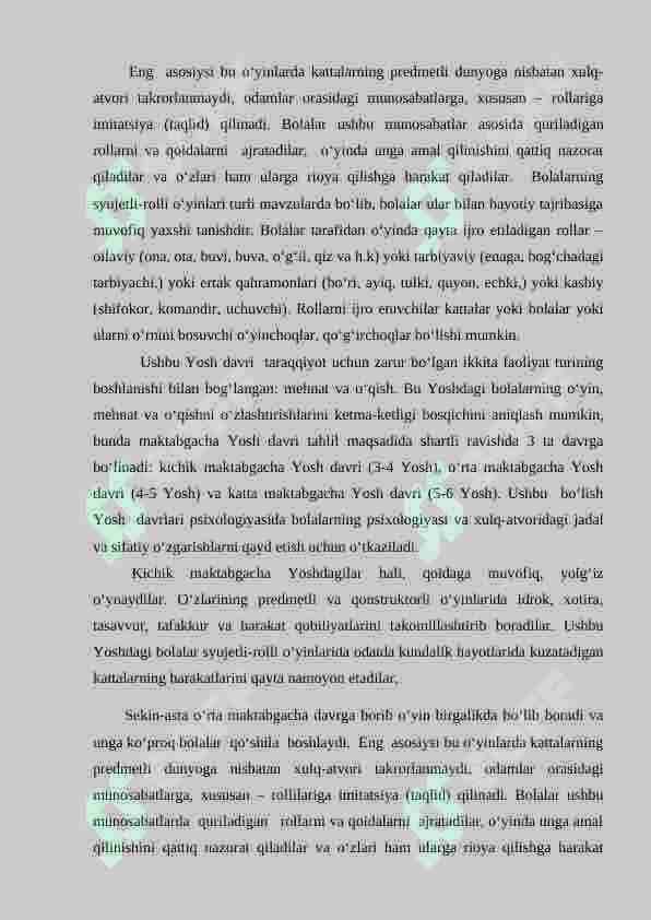 PSIXIK RIVOJLANISH VA UNI DAVRLASHTIRISH MUAMMOSI 7