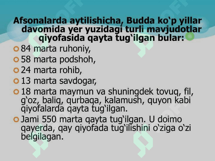 Buddaviylik dini 8