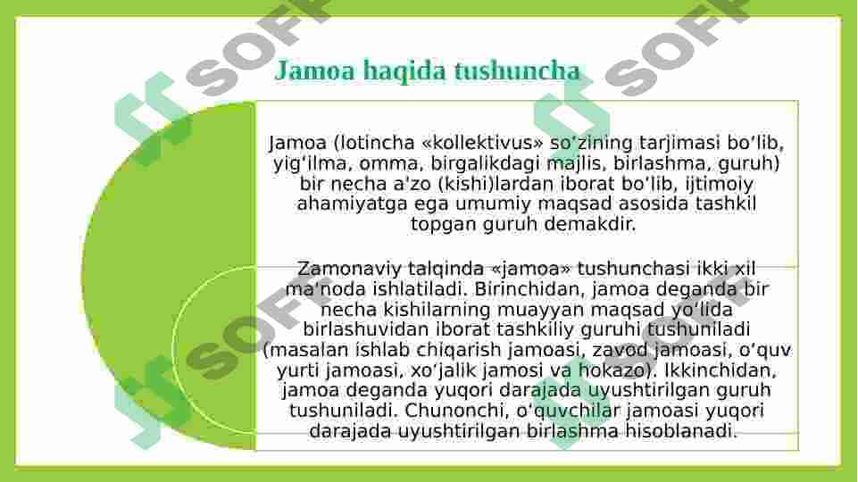 Jamoani shakllantirishning yo’llari 2
