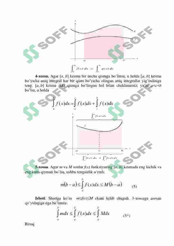 Aniq integral va uning tatbiqlari 4