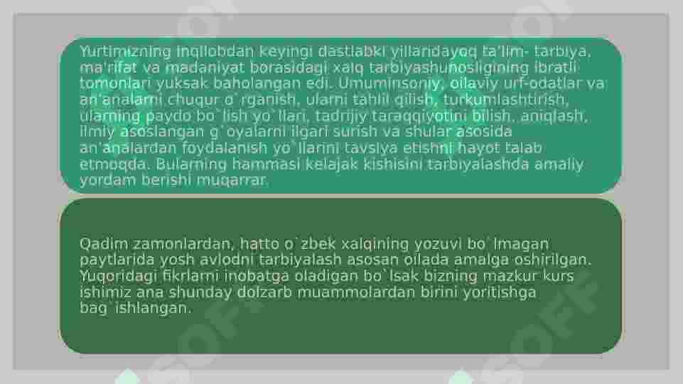 Milliy urf-odatlar, an’analar va udumlarning ahamiyati va tarbiyaviy kuchi 3