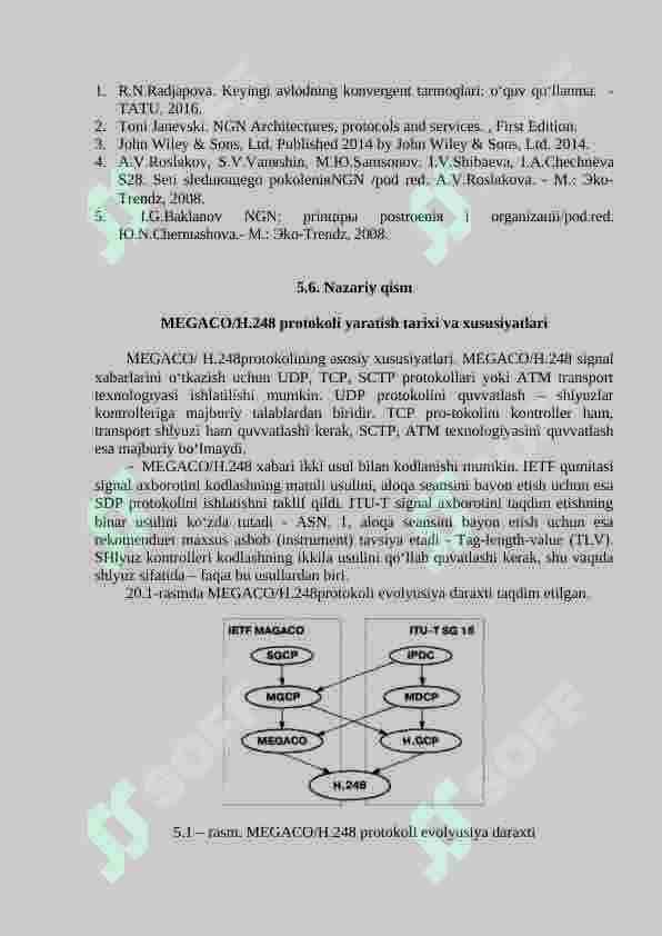 H.248 PROTOKOLI BO’YICHA ULANISHNI O’RNATISHNI O’RGANISH 3