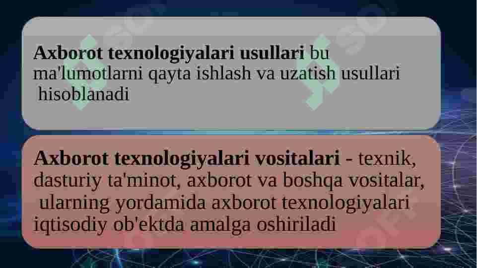 Axborot tеxnologiyalari infratuzilmasining  komponеntlari. 5