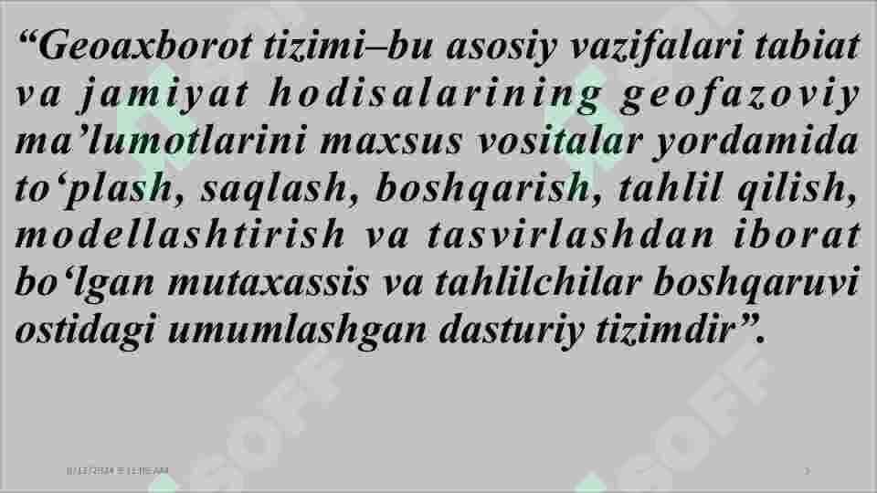 Geografik axborot tizimi 5