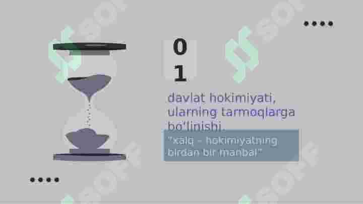 O‘ZBEKISTON KONSTITUTSIYASIDA DAVLAT HOKIMIYATINI AMALGA OSHIRISHGA DOIR NORMALAR. 4
