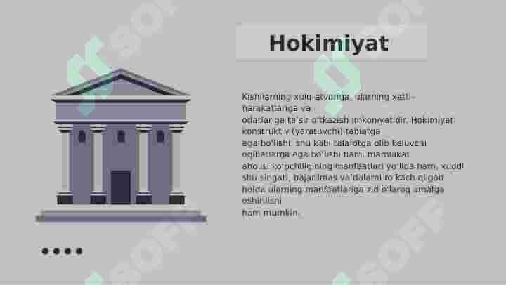 O‘ZBEKISTON KONSTITUTSIYASIDA DAVLAT HOKIMIYATINI AMALGA OSHIRISHGA DOIR NORMALAR. 7