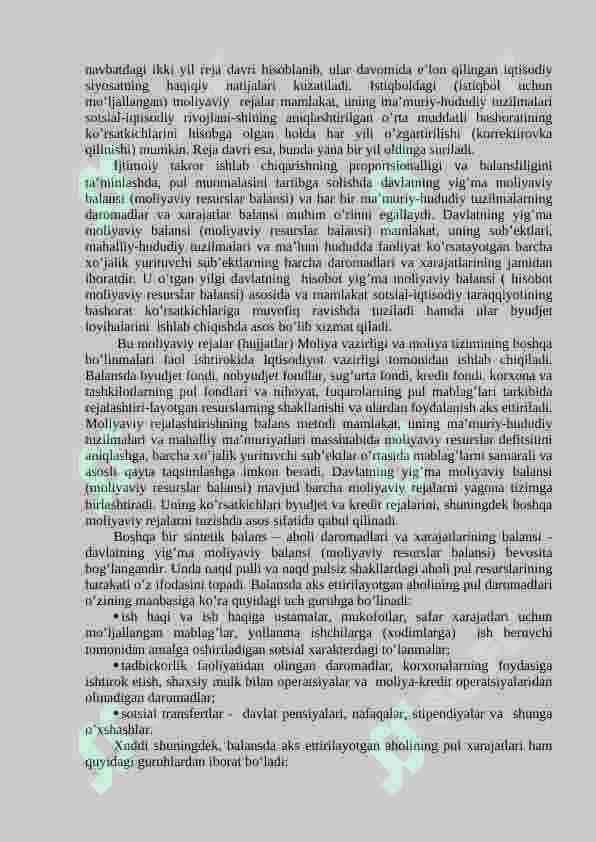 Moliyaviy rejalashtirish va tartibga solish 5
