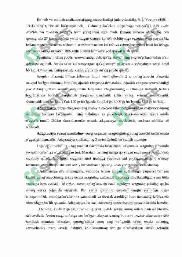 Dinamik stereotip. Xotira, nutq, tafakkur. Xotira va uning rivojlanishi. 6