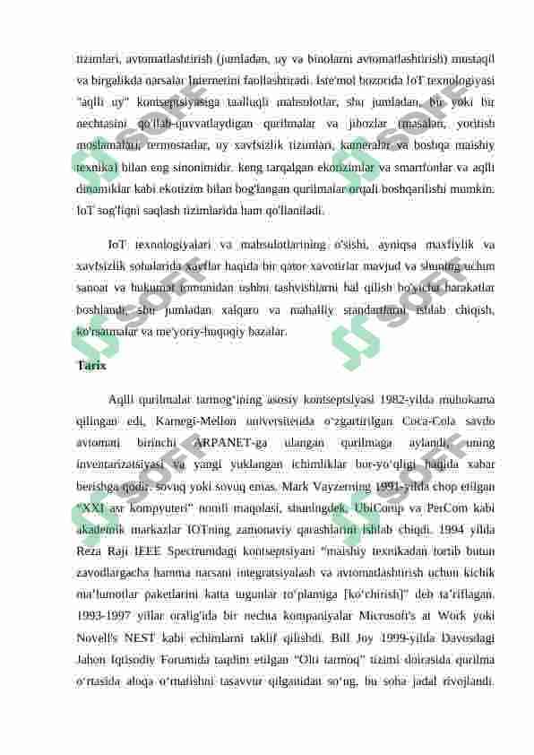 IoT tushunchasi 6