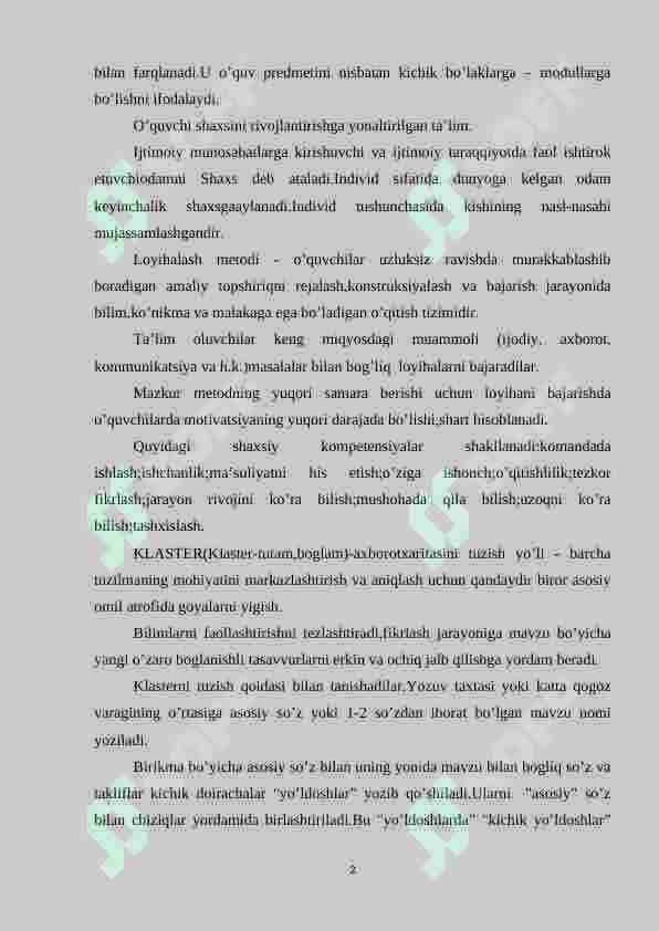 Boshlang’ich sinf o’quvchilarida ijtimoiy kompetensiyalarni shakllantirish 2