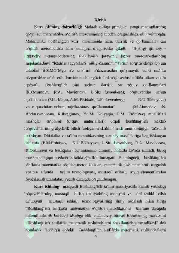 Boshlang‘ich sinflarda matematika o‘qitishning psixologik asoslarini o‘rganish metodikasi 3