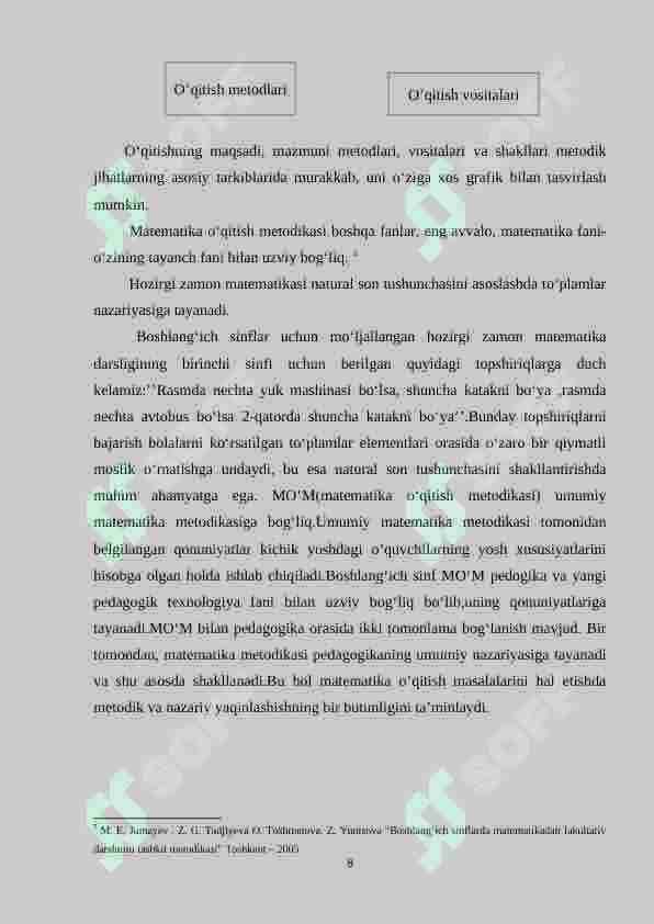 Boshlang‘ich sinflarda qo‘llaniladigan diagrammalarni o‘rgatish metodikasi.(2-sinf misolida) 8