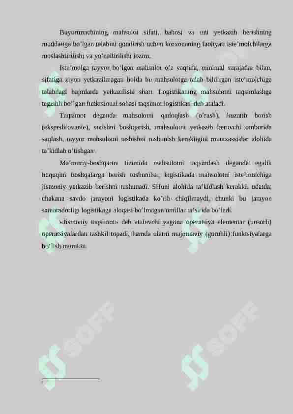 Ishlab chiqarish logistikasi 8
