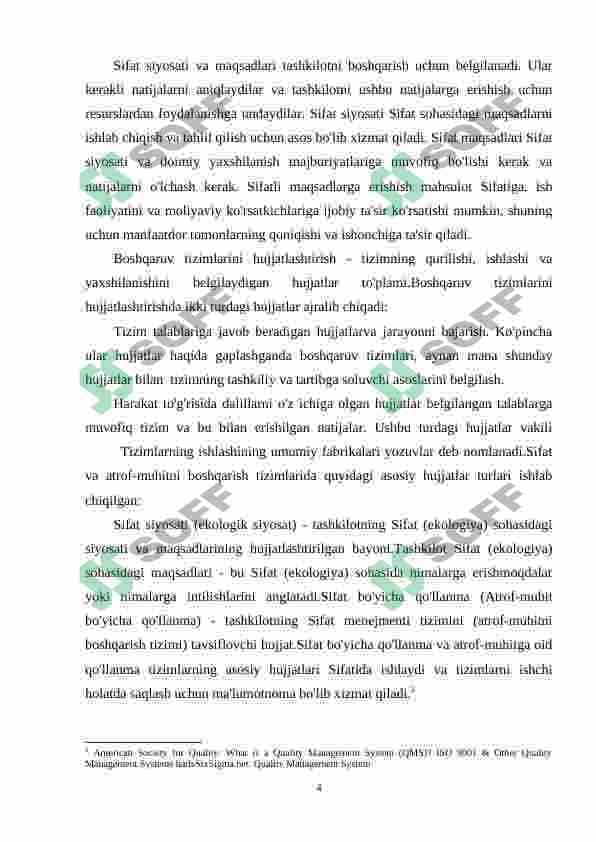 Bozor sharoitida Sifat va raqobatbardoshlik 4