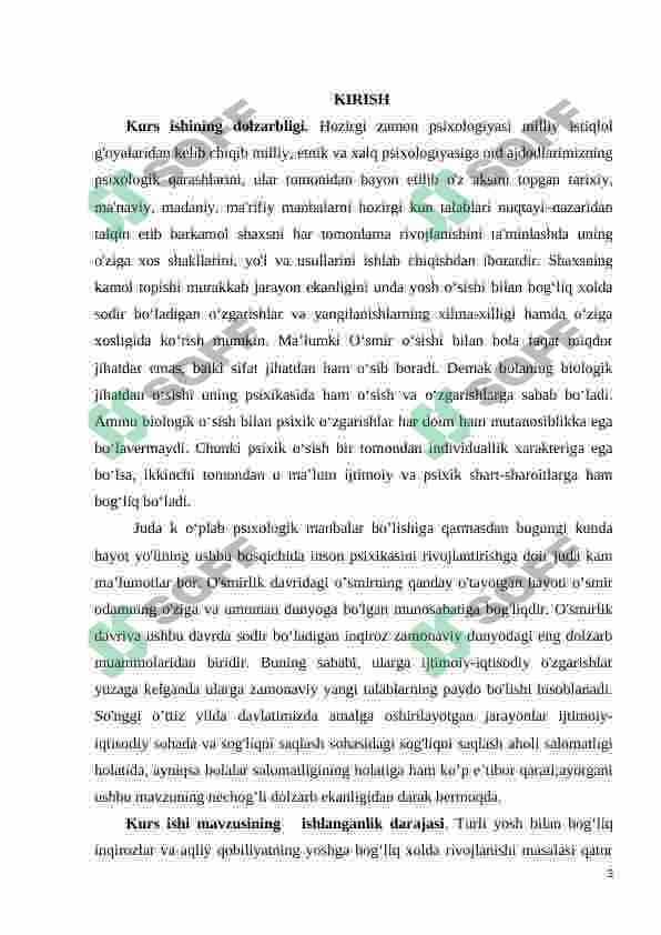 O'smirlik davrida psixik rivojlanish xususiyatlari 3