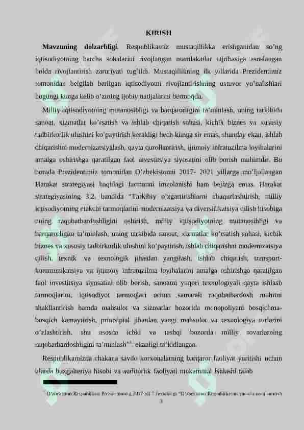 CHAKANA SAVDO KORXONALARIDA ASOSIY FAOLIYAT AUDITINING XUSUSIYATLARI 4