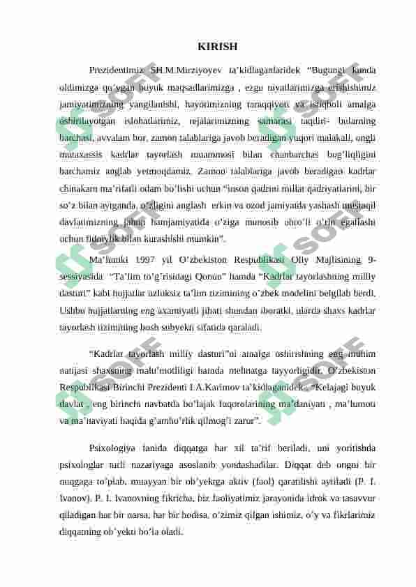 Diqqat xususiyatlari 3