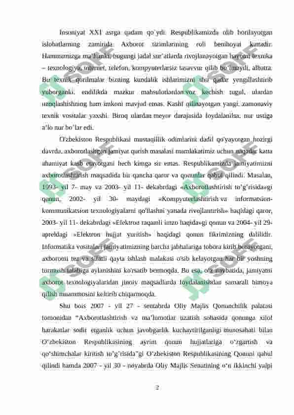 Protsessorlarda qo'llaniladigan zamonaviy parallelashtirish texnologiyalari. 2