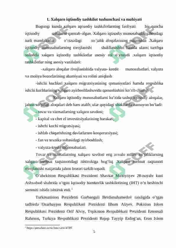 Xalqaro iqtisodiy tashkilotlar va ularning vazifalari 5