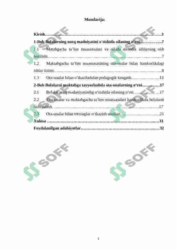 Bolalarning nutq madniyatini o'sishida oilaning o'rni 2