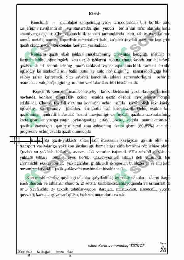 Konchilik va sanoat korxonalarining elektr ta'minoti tizimini loyihalash 3