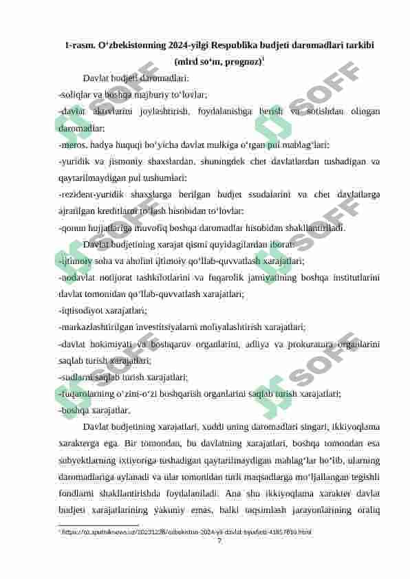 Budjet-soliq siyosati barqarorligini ta'minlash yo'nalishlari 8