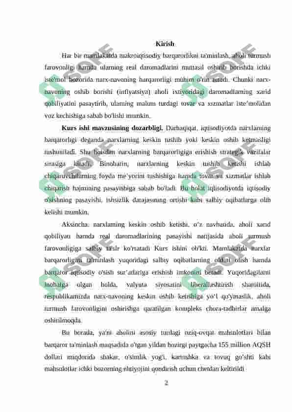 Monopolistik korxonalarning narx siyosati va foydasini maksimallashtirish sharti 2