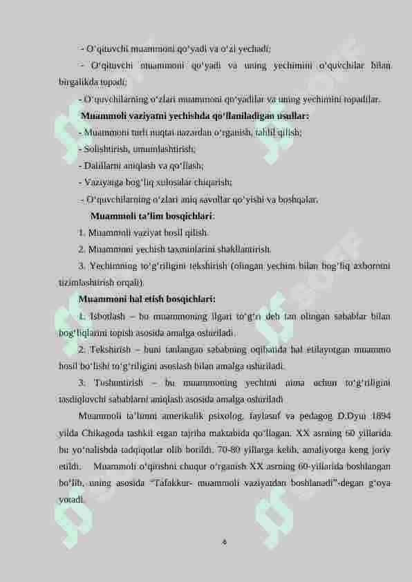 3-sinf matematika darslarida muommoli ta’lim texnologiyasidan foydalanish metodikasi 6