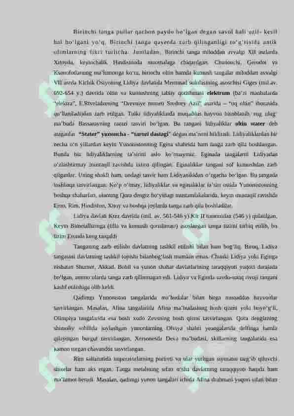 Numizmatika. Qadimgi Yunoniston va Rim tangalari 6