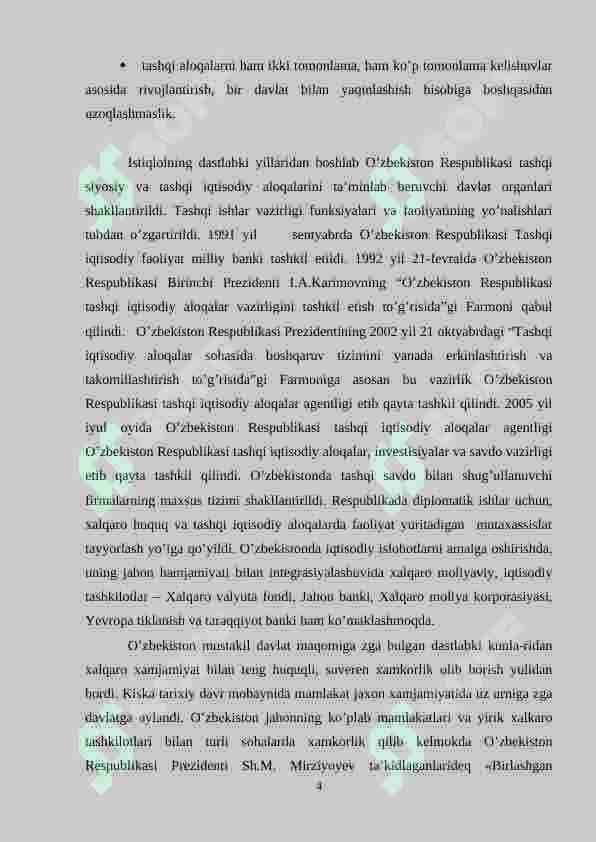 O'zbekiston va jahon hamjamiyati 4