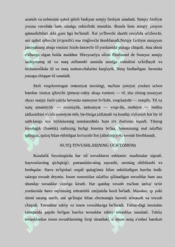 O’zbek adabiy tili fonetik sistemasi haqida ma’lumot 2