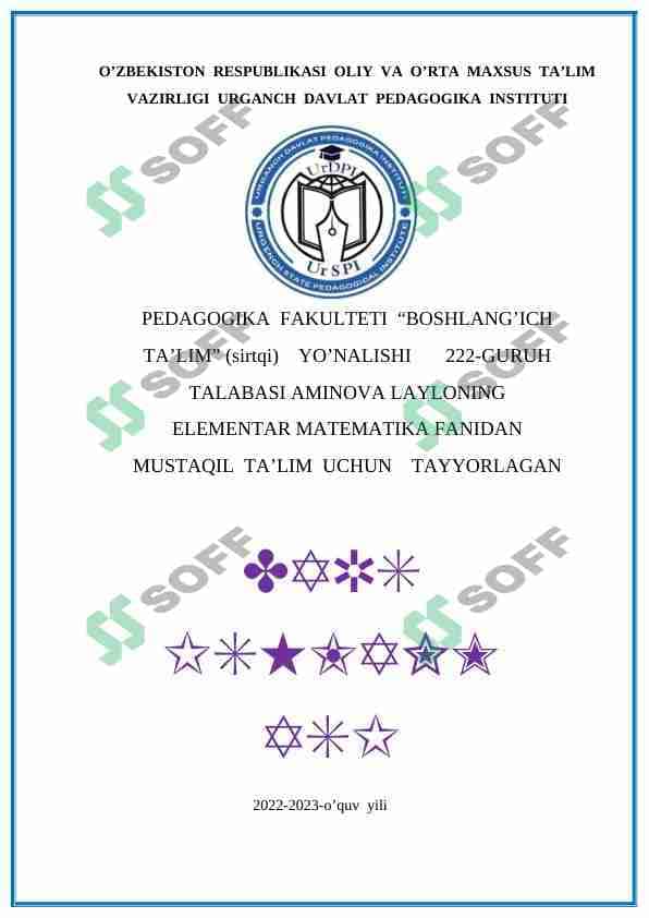 Ifodalarni soddalashtirish