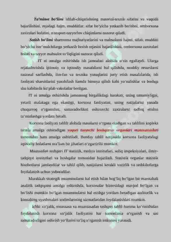 Korxonalarda ishlab chiqarish faolitini ifodalovchi ko‘rsatkichlarni tahlil qilish usullari 5