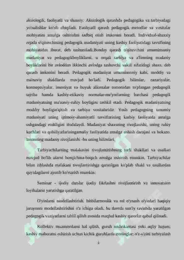 Pedagogik kompetensiyalar 2