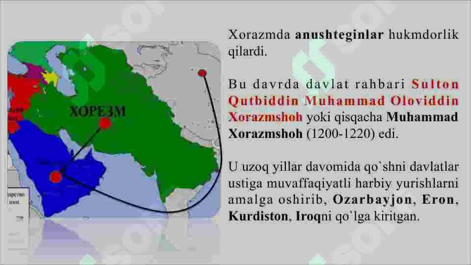 Chingizxonning Markaziy Osiyoni bosib olishi. Jaloliddin Manguberdi -  ozodlik uchun kurashuvchi 7
