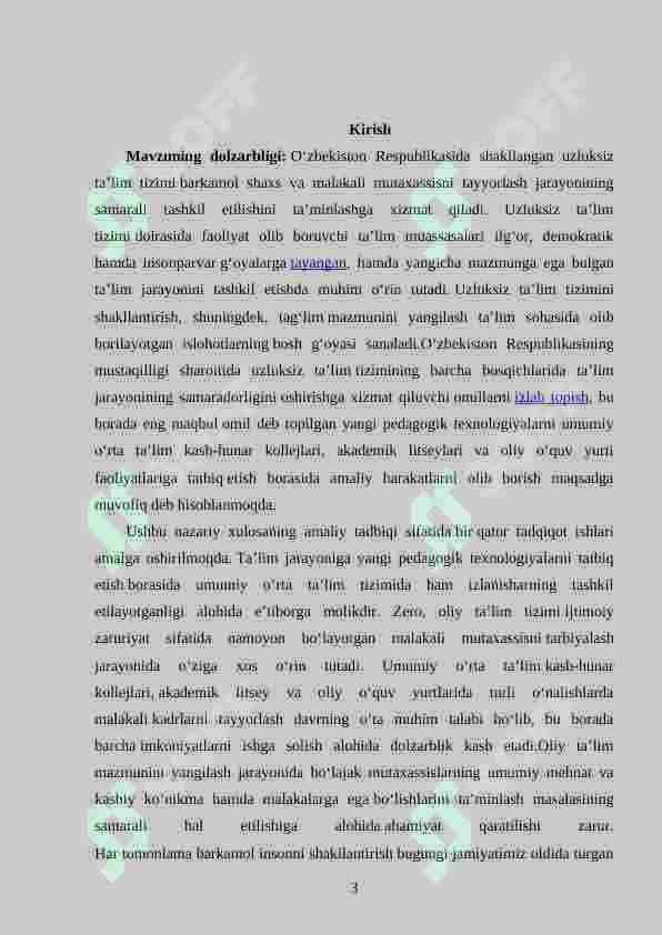 Boshlang‘ich sinf o‘quvchilarining matematik tafakkurini shakllantirish 3